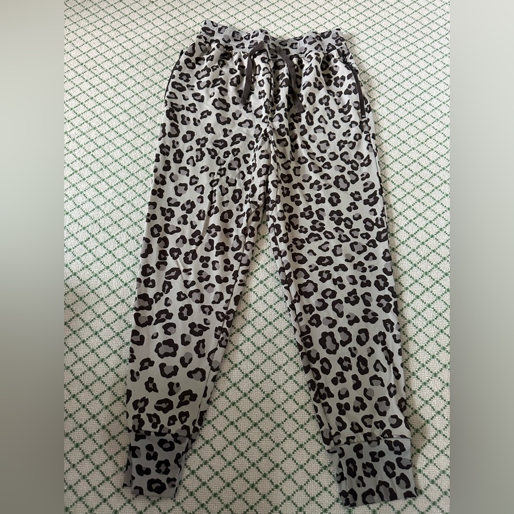 Monrow Leopard Print Track Pants
